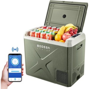 12 Volt Car Refrigerator,  WIFI APP Control, 53Quart (50L) , -4℉-68℉ Protable Freezer for Outdoor,Camping,Travel,Vehicles,Home Use - 1 of 4