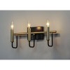 Maxim Lighting Sullivan 3 - Light Vanity in  Black/Gold - 2 of 4