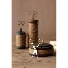 Wooden Spools with Jute Twine and Scissors – 6.5"H Vintage Decorative Set, Set of Three By Kalalou - 2 of 3