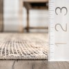 Nuloom Lesley Oriental/Persian 8x10 Indoor Area Rug for Living Room Bedroom Dining Room Kitchen, Beige/Ivory - 3 of 4