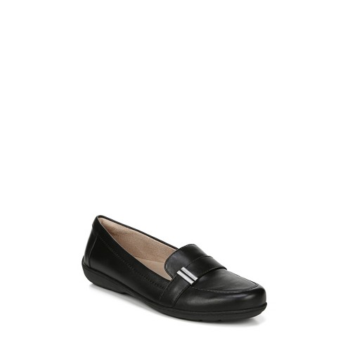 SOUL Naturalizer Women's Kentley Slip-Ons Loafer, Black Leather :  : Clothing, Shoes & Accessories