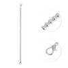 Unique Bargains Faux Pearl Handbag Strap Silver Tone 1 Pc - 3 of 4