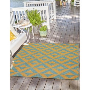 Jill Zarin Outdoor Napa Geometric Woven Area Rug - 1 of 4