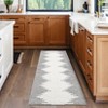 Washable Modern Striped Rug Non Slip Low Pile Rug Soft Geometric Minimalistic Throw Floor Cover Foldable Indoor Carpet for Living Room Bedroom - 2 of 4