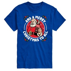 Men's - Coca Cola - And a Merry Christmas to All Short Sleeve Graphic T-Shirt - 1 of 4
