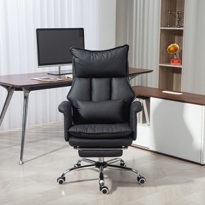 155° Reclining Office Chair Ergonomic Gaming Chair with Footrest - 1 of 4