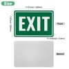 Unique Bargains Aluminum Reflective Rust Free Waterproof Exit Sign 1 Pc - 3 of 4