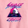 Boys' - Disney Villains - Cruella Savage Graphic Long Sleeve Fleece Sweatshirt - 2 of 3