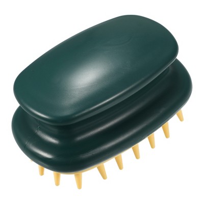 Unique Bargains Portable Shampoo Massage Hair Brush 3.94''x2.95'' 1 Pc