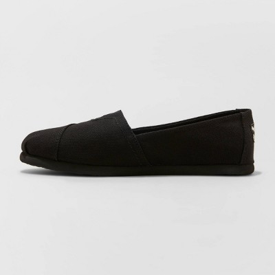 target black slip ons