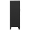 vidaXL Industrial Storage Chest Black 27.6"x15.7"x45.3" Metal - 4 of 4