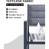 Patio Stackable Chairs Set of 2, Outdoor Aluminum Stacking Dining Chairs with Textilene Fabric for Outdoor, Patio, Deck, Backyard - 3 of 4