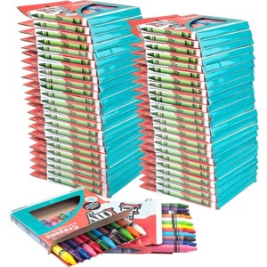 IDIY Individually Packaged Wrapped Boxes Wax Crayons (48 Packs, 12 colors, 576 pc)-ASTM Safety Tested, For Kids, Teachers, Art Classrooms - 1 of 3