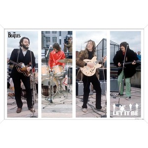 Trends International The Beatles - Let It Be Bars Framed Wall Poster Prints - 1 of 4
