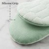 MARTHA STEWART Honeycomb Quilted Chambray Mini Oven Mitt 2-Pack Set - 2 of 4