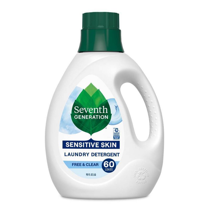 Seventh Generation Liquid Laundry Detergent - Free & Clear, 3 of 12