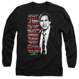 Men's Christmas Vacation Profanities Long Sleeve T-Shirt - 1 of 4