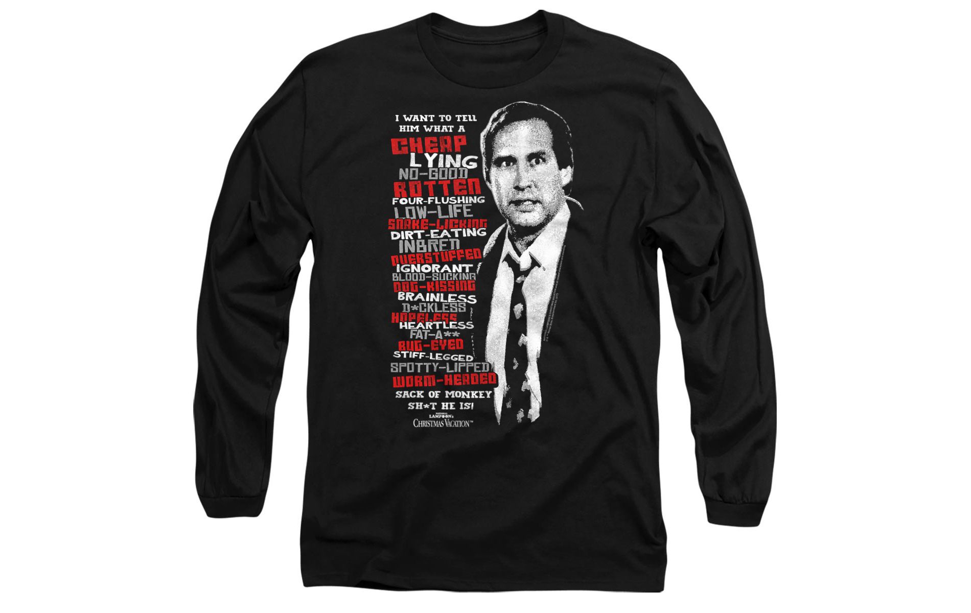 Men's Christmas Vacation Profanities Long Sleeve T-Shirt