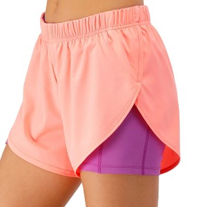 Anna-Kaci Women's Sport Running Shorts 2 in 1 with Pockets - 1 of 4