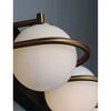 Maxim Lighting Revolve 5 - Light Vanity in  Black/Gold - 3 of 4