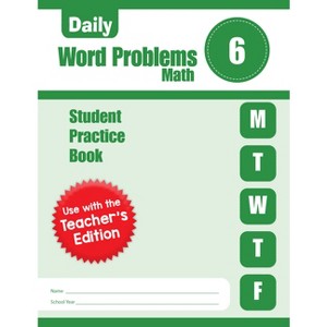 Daily Word Problems Math, Grade 6 Student Workbook - by  Evan-Moor Educational Publishers (Paperback) - 1 of 1