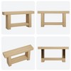 Console Table for Entryway, Entry Accent Table for Living Room, Long Console Table with Storage, 2-Tier Farmhouse Hallway Table - 4 of 4
