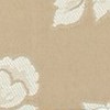 champagne beige floral jacquard with ivory trim