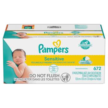 Pampers Sensitive Baby Wipes - 672ct