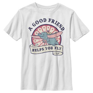 Boy's Dumbo A Good Friend Helps You Fly T-Shirt - 1 of 4