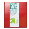 1" 3 Ring Binder Clear View - up&up™ - 4 of 4