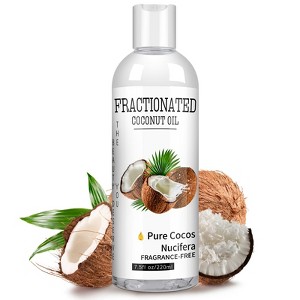 Grocerism Fractionated Coconut Oil - Skin, Hair & DIY Use, Carrier & Massage Oil - 7.5fl oz - 1 of 4