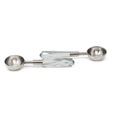 Classic Touch Set of 4 Spoons with Acrylic Handle
