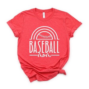 Simply Sage Market Women's Baseball Mom Arch Short Sleeve Graphic Tee - 1 of 2