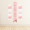 Big Dot of Happiness Pink Rose Gold Birthday - Hanging Vertical Paper Door Banners - Happy Birthday Party Wall Decoration Kit - Indoor Door Decor - 3 of 4
