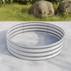 Okak Round Metal Raised Garden Bed Durable Outdoor Planter Box for Vegetables, Flowers, Herbs, 47"/32"W, 2 Colors - 2 of 4