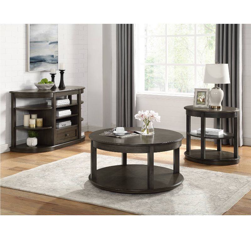 Lusk Wooden Sofa Table Gray - HOMES: Inside + Out, 4 of 7