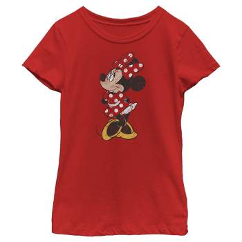 Girl's Disney Minnie Distressed T-Shirt
