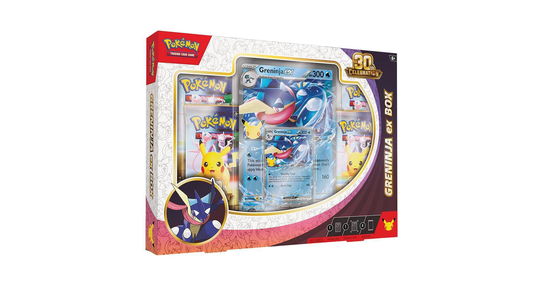 Pokémon Tading Card Game: 30th Celebration Greninja ex Box