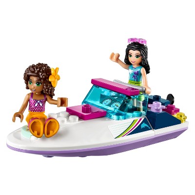 lego friends andrea's speedboat transporter 41316