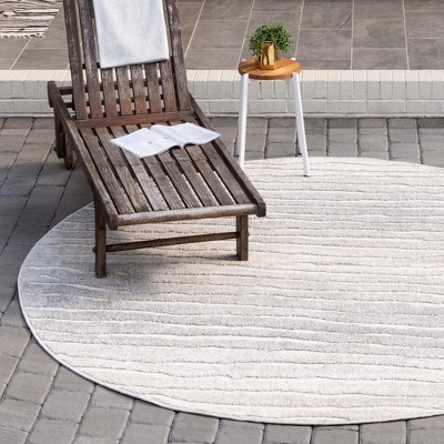 Sabrina Soto Outdoor Ola Striped Woven Area Rug