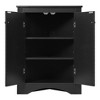 Grungis Bathroom Storage Cabinet,31.5 inch High Floor Coner Cabinet with Adjustable Shelves,Storage Cabinet for Bathroom - 4 of 4