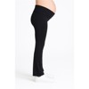 Women's Roll Over Waistband Flare Legging | Motherhood Maternity - 2 of 4