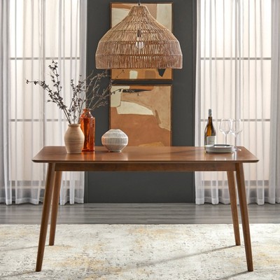 Sunflower Yellow and Walnut 5-Piece Dining Set