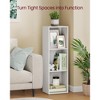 Cube Bookcase, Open Storage Shelf for Living Room, Office, Space-Saving Design, Easy Assembly - 2 of 4