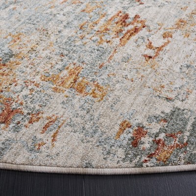 Reversible Hand-Knotted Blue Synthetic 8' x 10' Area Rug