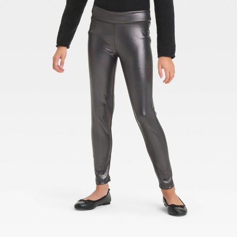 Metallic tights leggings hotsell