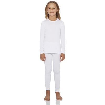 Rocky Thermal Underwear For Girls Long Johns Fleece Lined Set Shirt