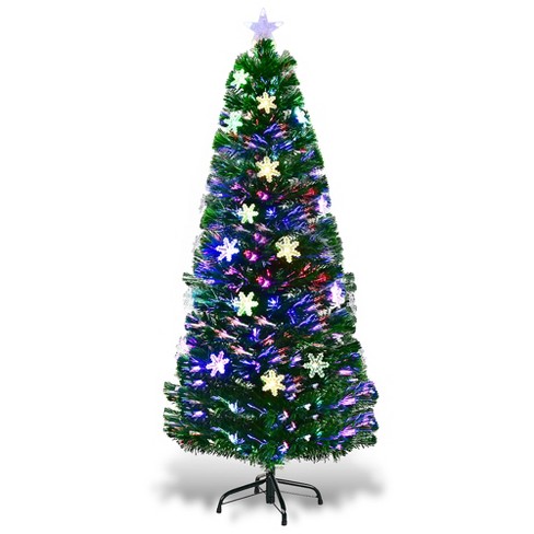 Fiber optic deals artificial christmas trees