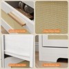 Rattan 12-Drawer Dresser, Modern Farmhouse Chest of Drawers, Space Saving Storage Organizer for Bedroom Living Room & Apartment, Holds Up to 55'' TV - 4 of 4