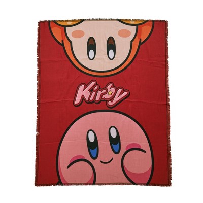 Kirby and Waddle Dee Tapestry Blanket (50" x 60")